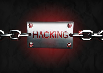 3D hacking message sign