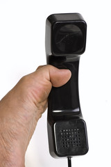 Human Foot Hold Telephone