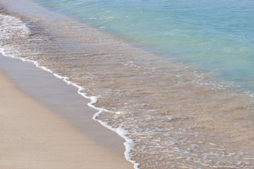 On the beach