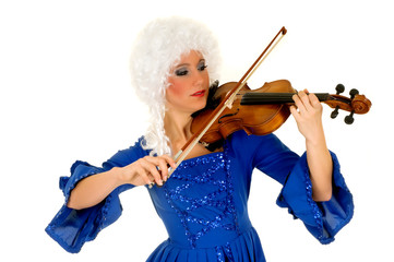 Baroque violinist