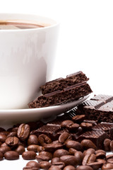 coffee and black chocolate