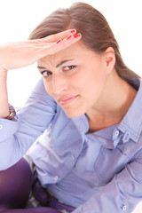 Naklejka premium Beautiful Woman