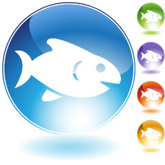 Fish Crystal Icon