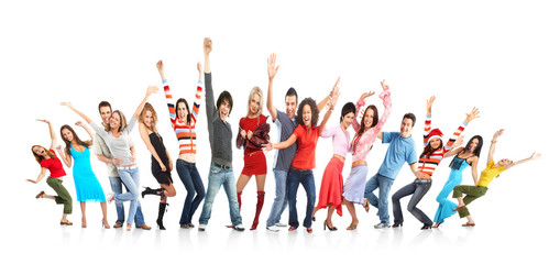Obraz premium Happy people