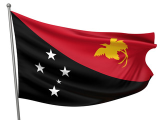 Papua New Guinea National Flag