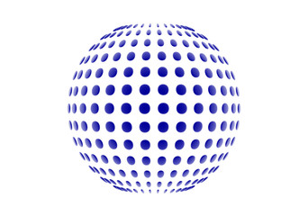 Spherical Circles - Blue Logo