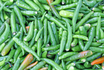 fond piments verts