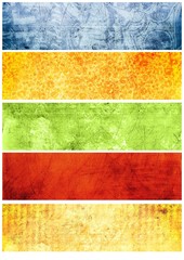 RAINBOW TEXTURES AND BACKGROUNDS FOR BANNERS