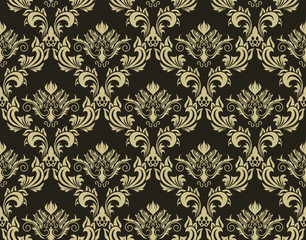 seamless damask pattern