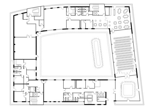 B&uuml;rogeb&auml;ude Grundriss 4 OG