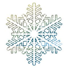Decorative snowflake.