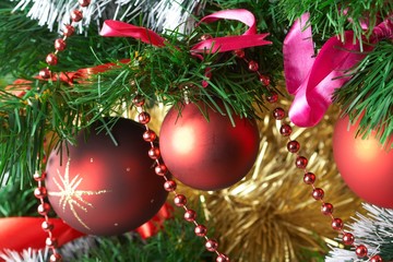 Christmas tree decorations.