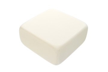 White eraser on white