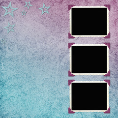 Abstract background with frames