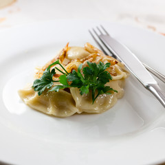 Pierogi.Polish Christmas Dish
