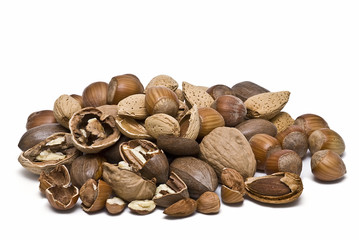 Frutos secos variados.