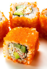 California Roll with Masago