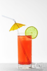glass with  drink