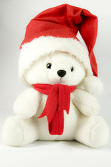 Orso con cappello di babbo natale