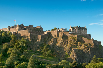 Fototapeta na wymiar Zamek w Edynburgu, Szkocja, Wielka Brytania
