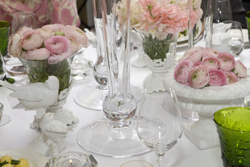 catering setup, wedding reception