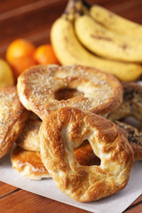 healthy bagel breakfast