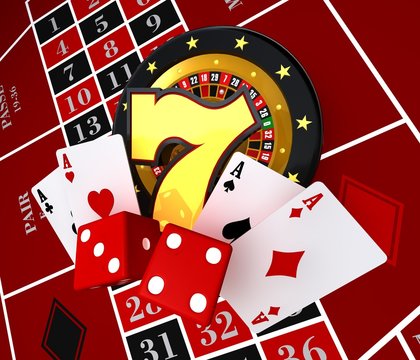 Roulette 3D Casino Illustration