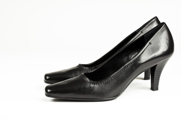 Ladies High Heel Leather Shoes