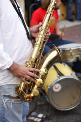 Obraz premium Sax Player