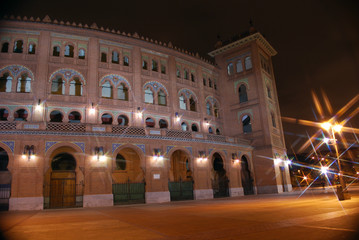 Fototapeta na wymiar Noc na Arenie w Madrycie