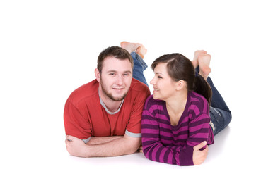 Fototapeta premium happy couple