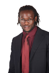 Handsome African businessman