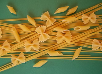 decorazione con pasta