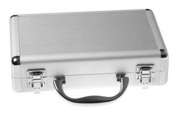 isolated aluminum handbag