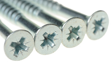 Screws isolated