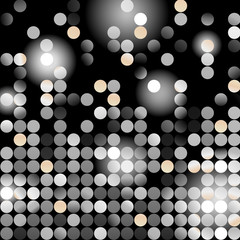 Glowing dots, vector