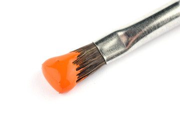 brush with paint