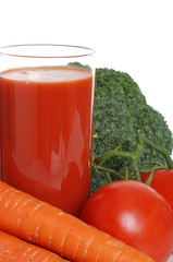 isolated vegetable juice