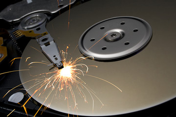 burning hard disk