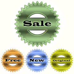 set marketing stamps