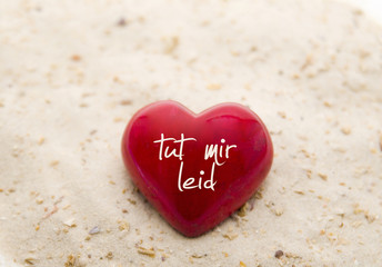 tut mir leid