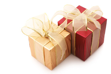 Red and gold gifts