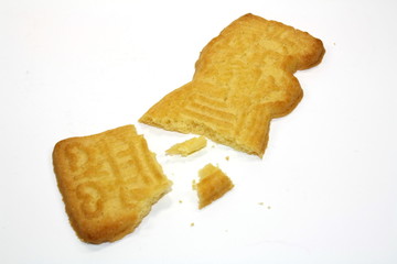 Spekulatius zerbrochen
