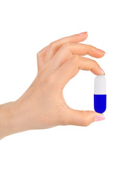 Hand and pill