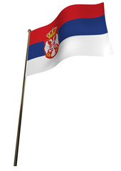 servia bandera