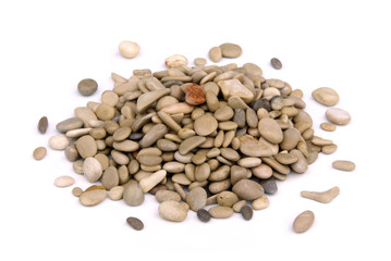 Kiesel freigestellt - pebble isolated 03