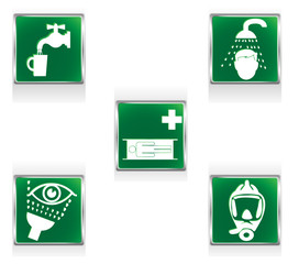 First aid signs