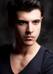 Obraz premium Fashion Shot of a Young Man A trendy European man