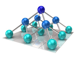 Obraz premium network structure