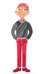 休日のビジネスマン